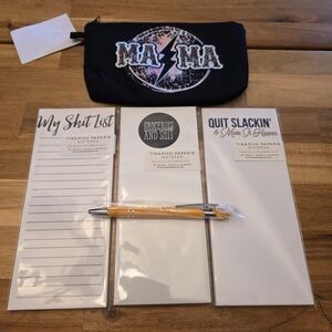 Notepad Set with Black Pouch